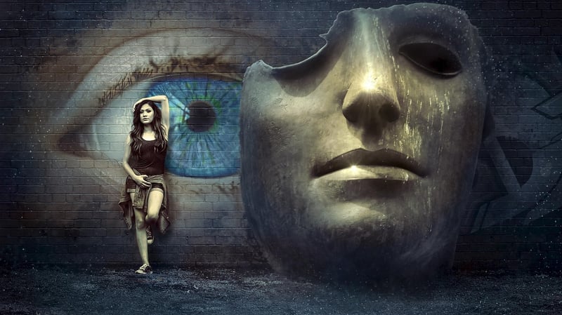 surreal mask ball